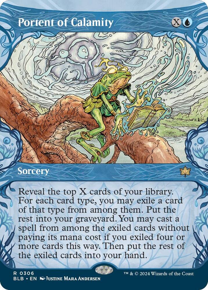 Portent of Calamity 306/281 (Bloomburrow)  - Showcase Foil