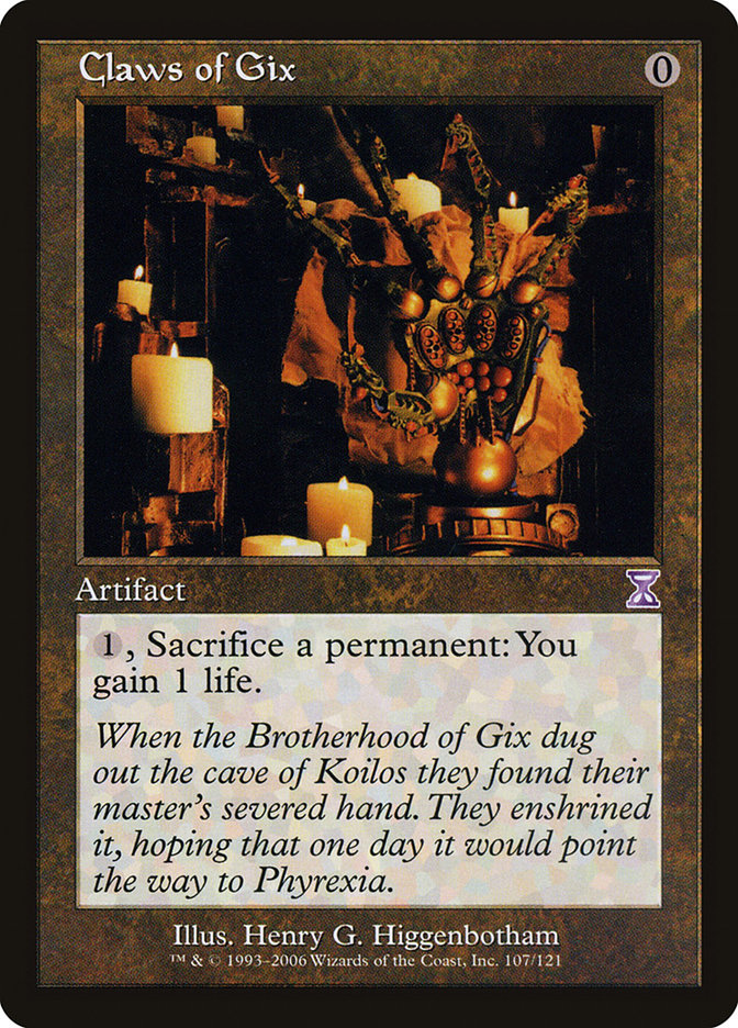 Claws of Gix 107/121 (Timeshifted) 