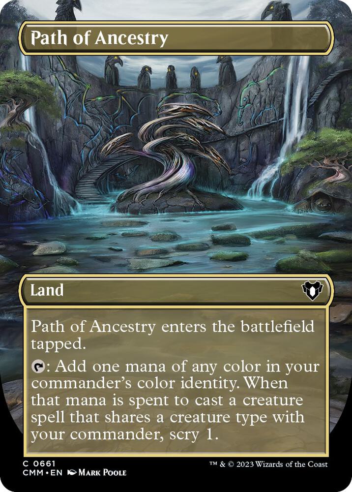 Path of Ancestry Borderless (Commander Masters) 