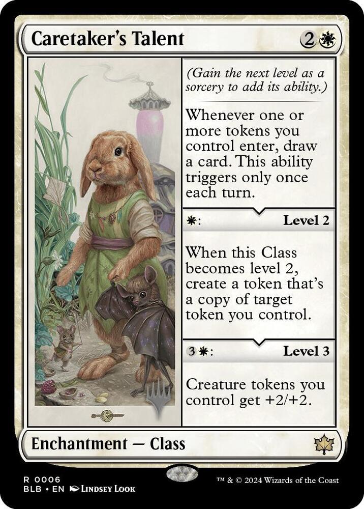 Caretakers Talent (Promo Pack: Bloomburrow) 