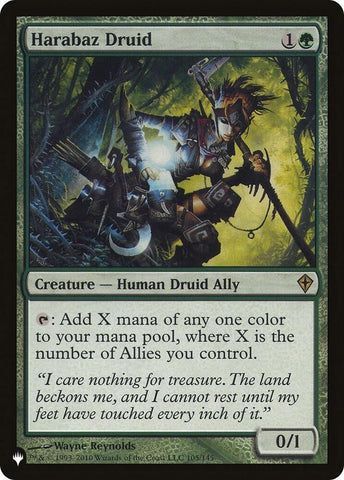 Harabaz Druid (The List Reprints) 