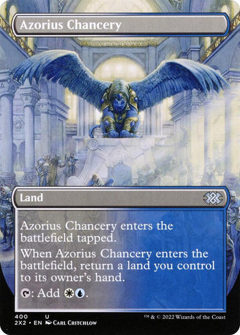 Azorius Chancery Borderless (Double Masters 2022) 