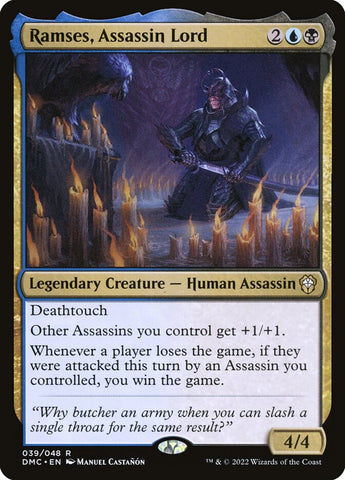 Ramses, Assassin Lord (Commander: Dominaria United) 