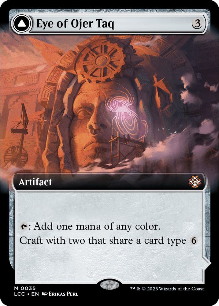 Eye of Ojer Taq Extended Art (Commander: The Lost Caverns of Ixalan)  - Foil
