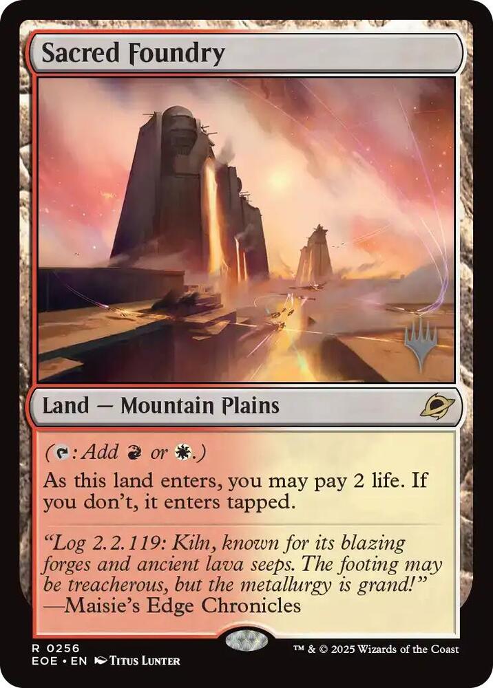 Sacred Foundry (Promo Pack: Edge of Eternities) 