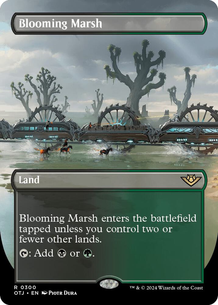 Blooming Marsh Borderless (Outlaws of Thunder Junction)  - Foil
