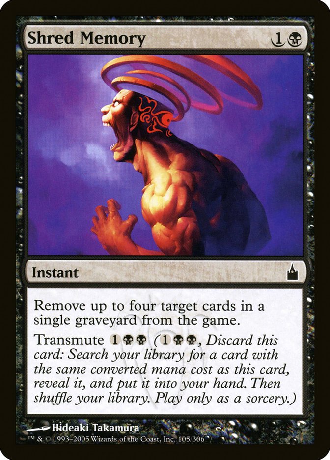 Shred Memory (Ravnica: City of Guilds)  - Foil