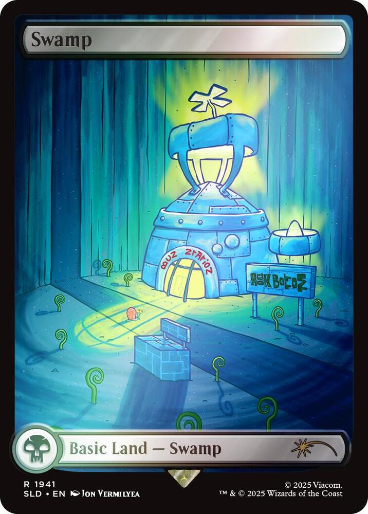 Swamp 1941 Rainbow Foil (Secret Lair Drop Series)  - Foil
