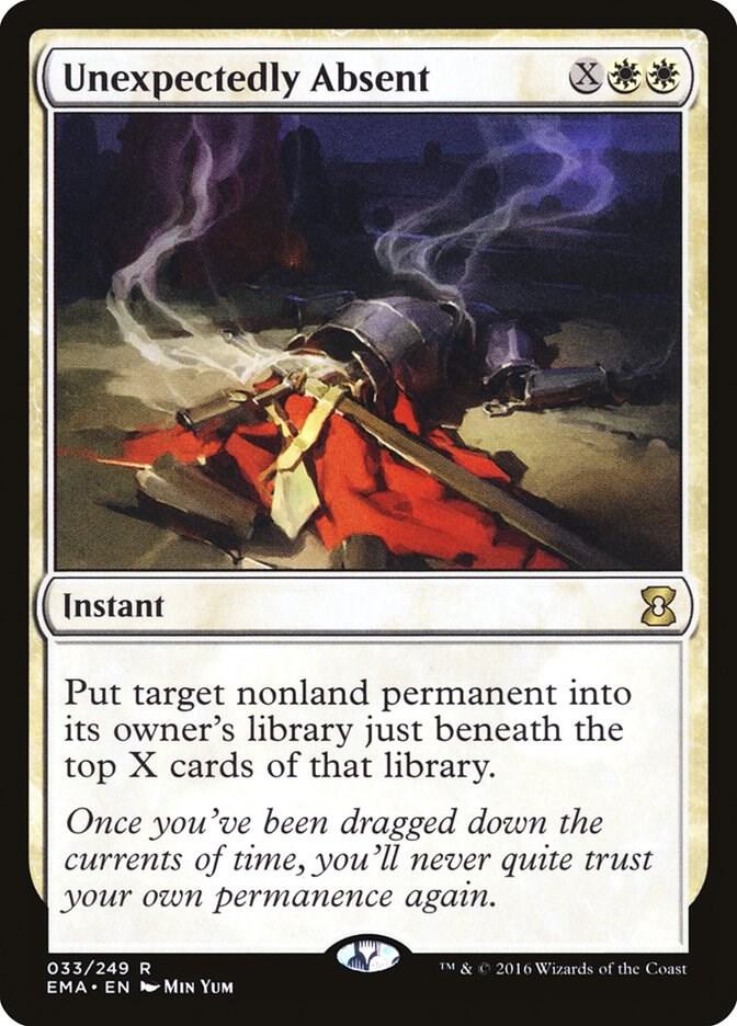 Unexpectedly Absent 33/249 (Eternal Masters)  - Foil
