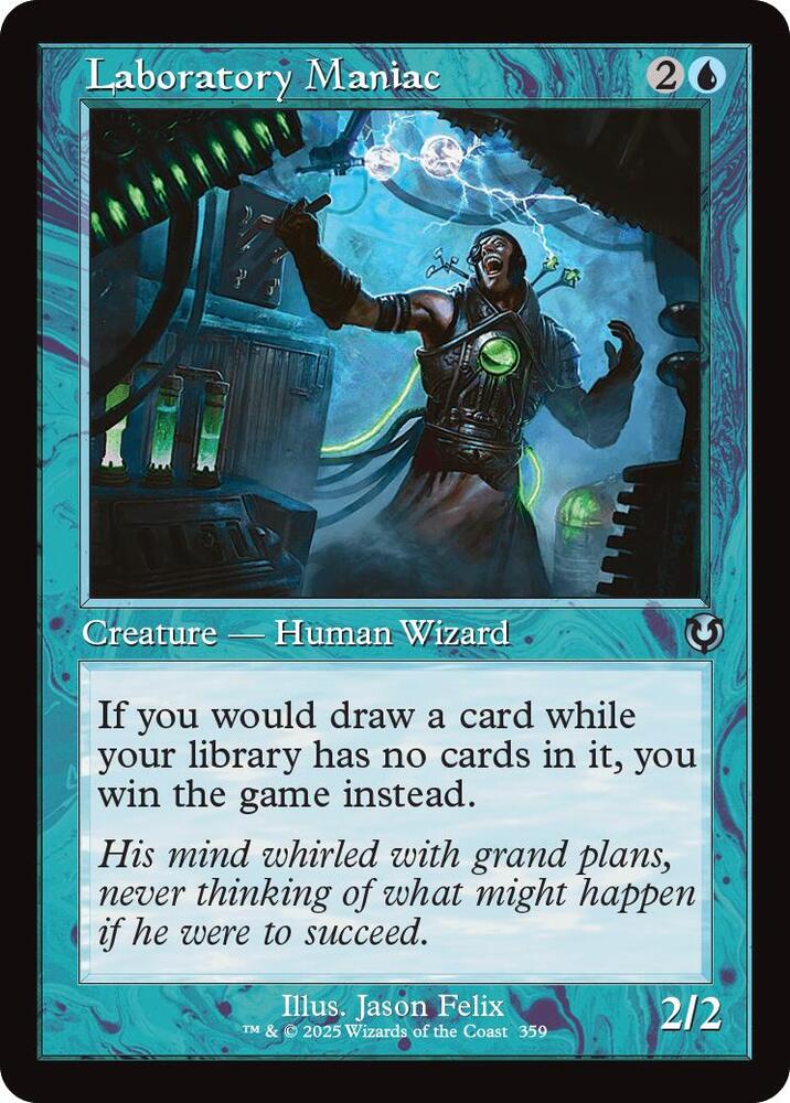 Laboratory Maniac Retro Frame (Innistrad Remastered)  - Foil