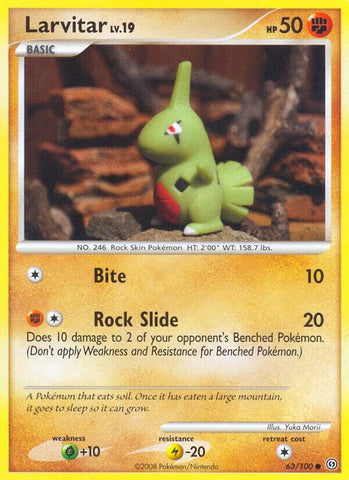Larvitar 63/100 (Stormfront) 