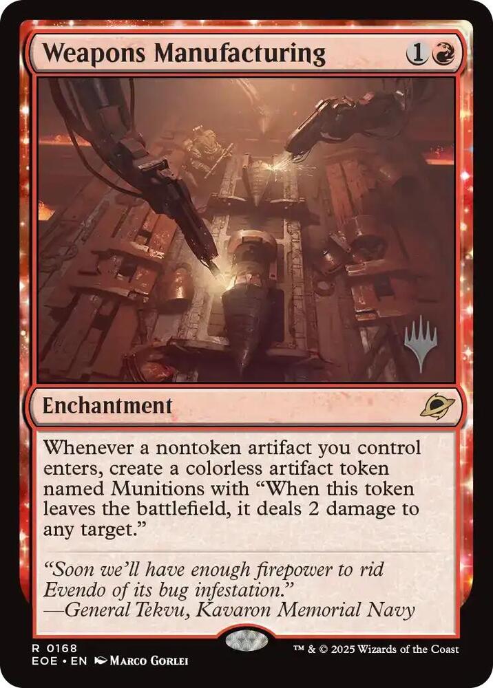 Weapons Manufacturing (Promo Pack: Edge of Eternities) 