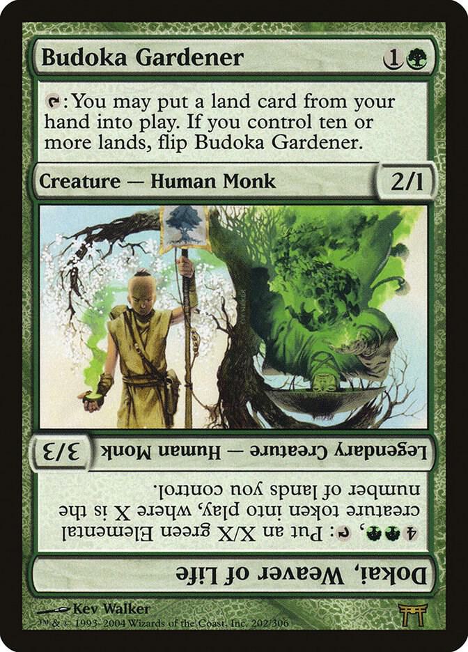 Budoka Gardener // Dokai, Weaver of Life 202/306 (Champions of Kamigawa) 