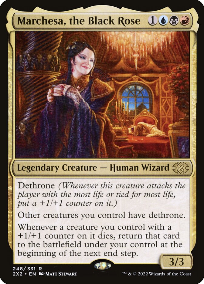 Marchesa, the Black Rose (Double Masters 2022)  - Foil