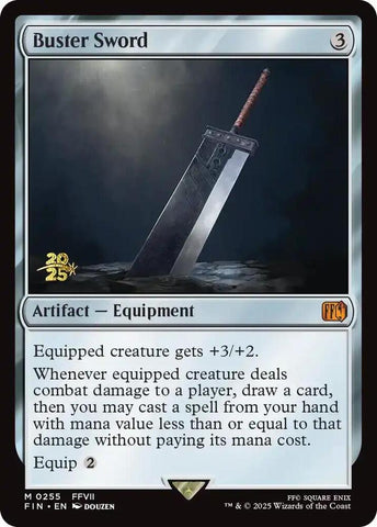 Buster Sword (Prerelease Cards)  - Foil