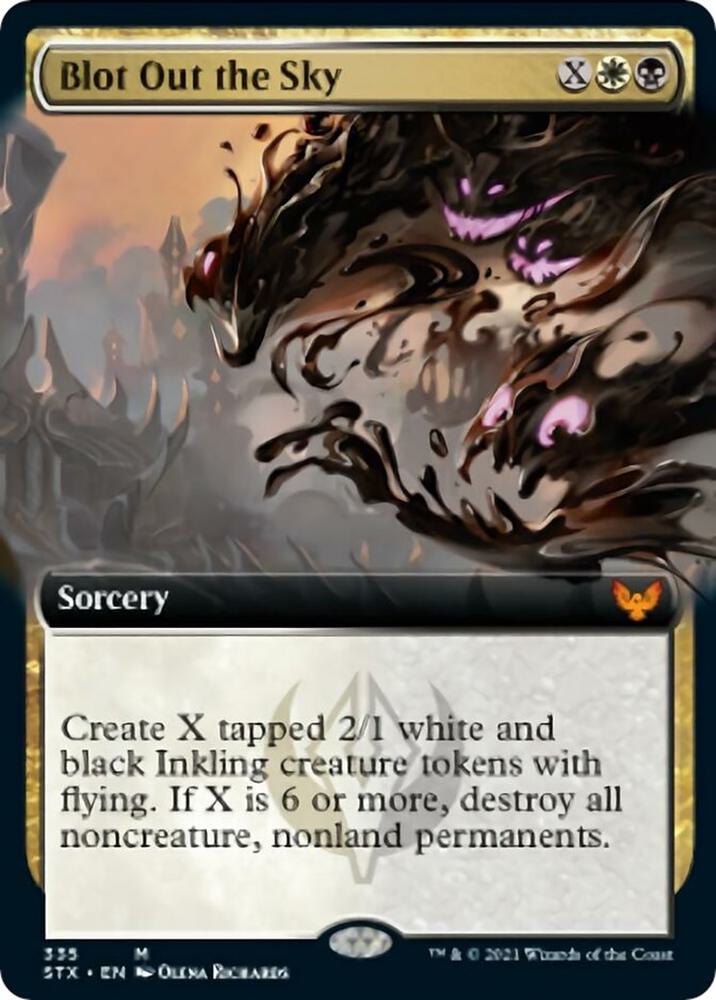 Blot Out the Sky Extended Art (Strixhaven: School of Mages) 