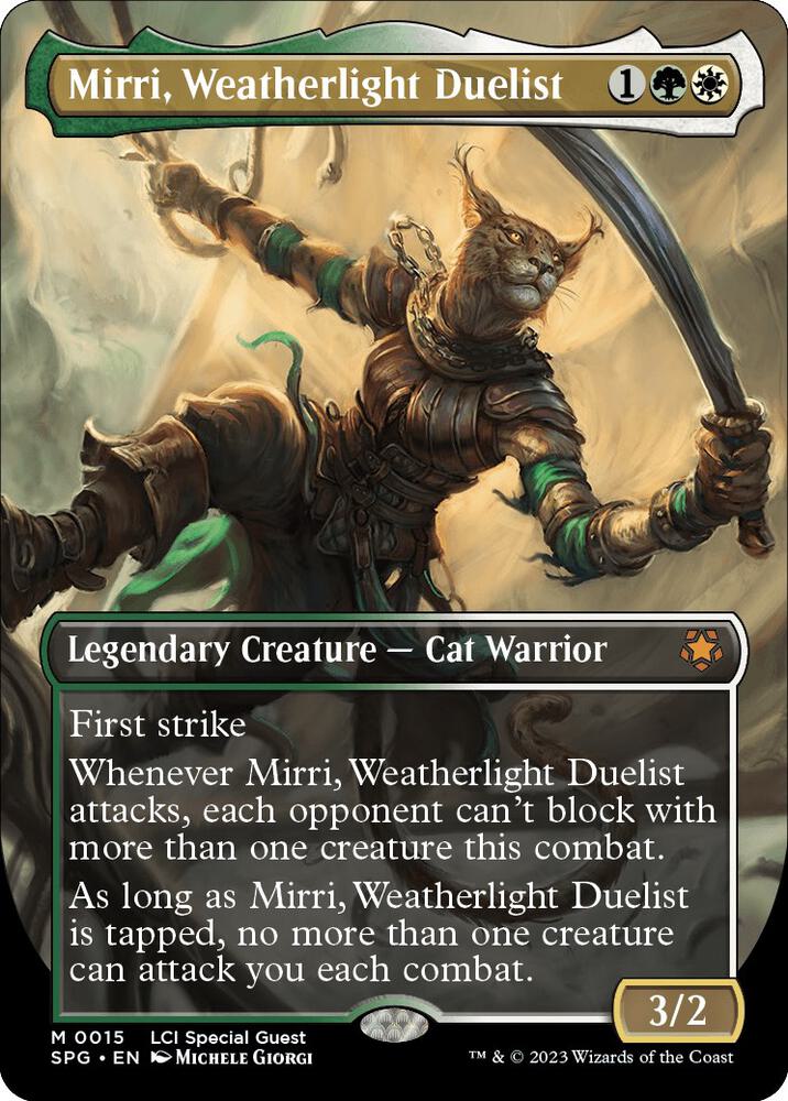 Mirri, Weatherlight Duelist 15 (Special Guests)  - Borderless Foil
