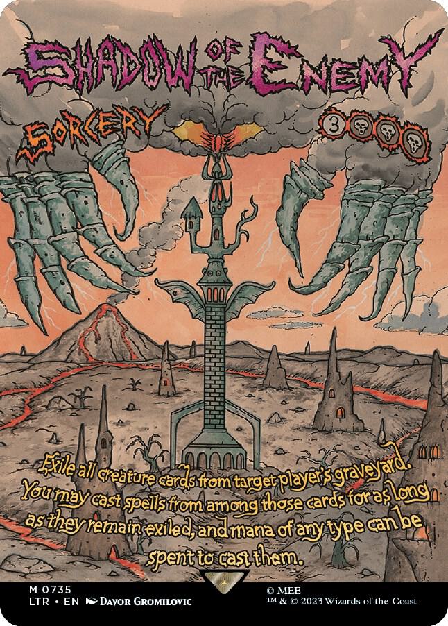 Shadow of the Enemy 735 (Universes Beyond: The Lord of the Rings: Tales of Middle-earth)  - Borderless Poster