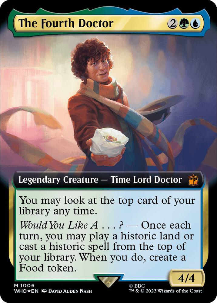 The Fourth Doctor Extended Art Surge Foil (Universes Beyond: Doctor Who)  - Foil