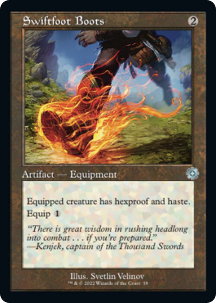 Swiftfoot Boots (The Brothers' War: Retro Frame Artifacts)  - Foil