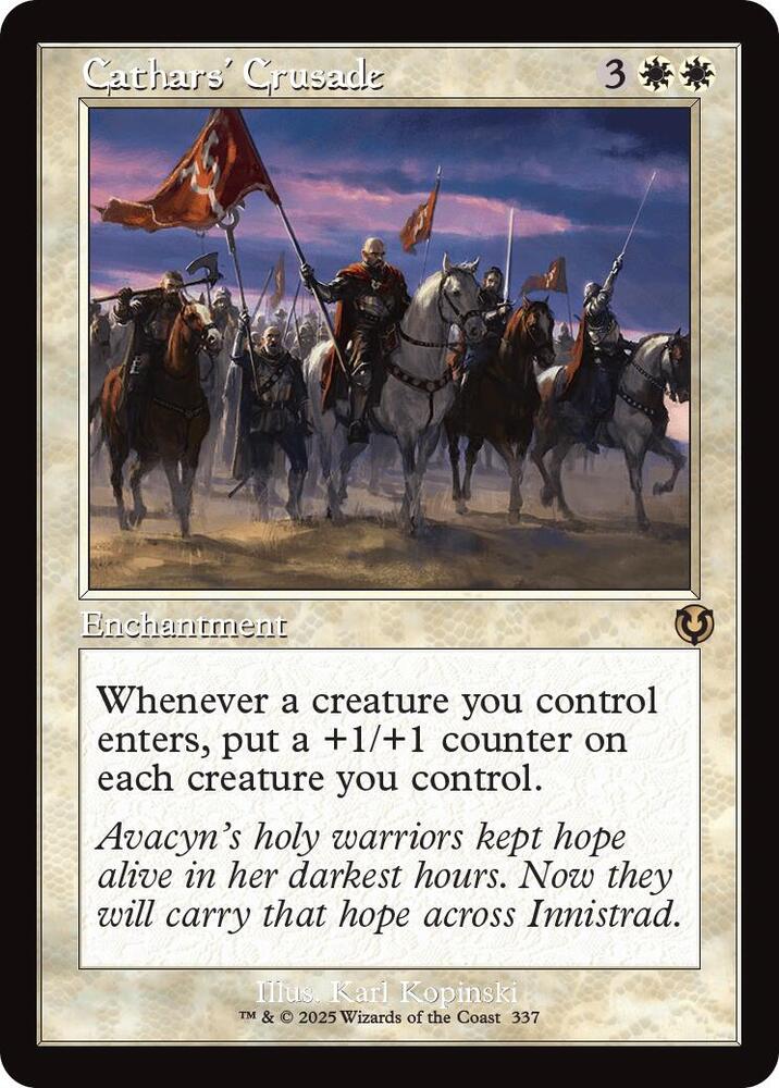 Cathars Crusade Retro Frame (Innistrad Remastered) 