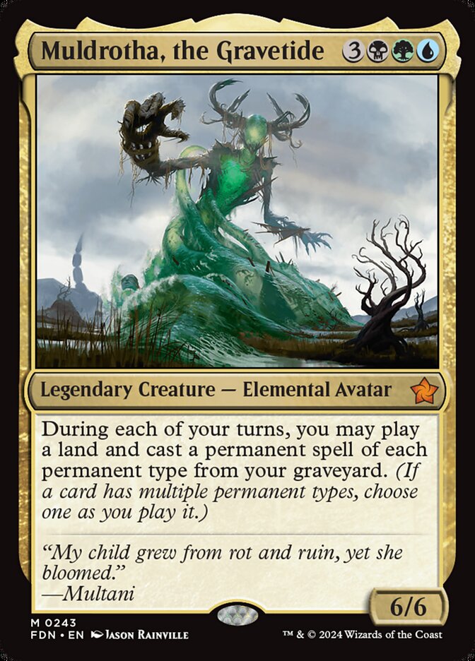 Muldrotha, the Gravetide (Foundations)  - Foil