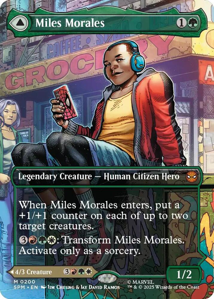 Miles Morales // Ultimate Spider-Man 200/198 (Marvel's Spider-Man)  - Borderless