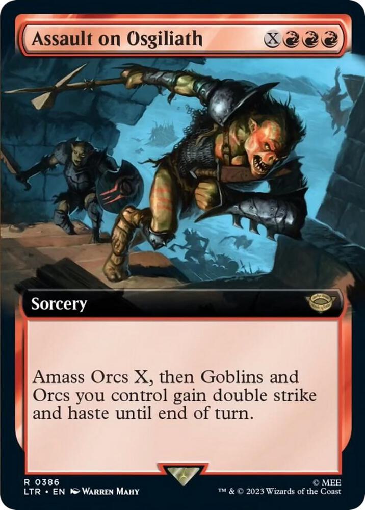 Assault on Osgiliath Extended Art (Universes Beyond: The Lord of the Rings: Tales of Middle-earth) 