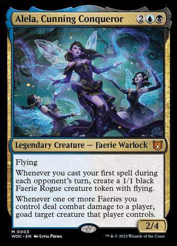 Alela, Cunning Conqueror (Commander: Wilds of Eldraine) 