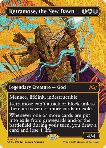 Ketramose the New Dawn Borderless First Place Foil (Aetherdrift)  - Foil