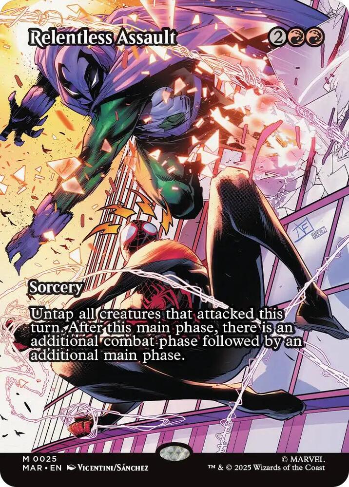 Relentless Assault Borderless (Marvel Eternal-Legal) 