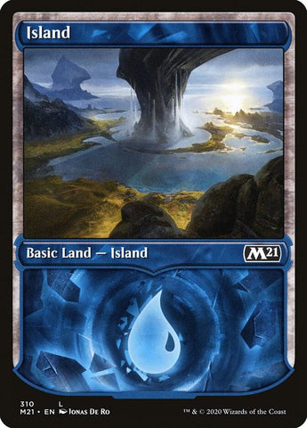 Island 310 (Core Set 2021)  - Foil