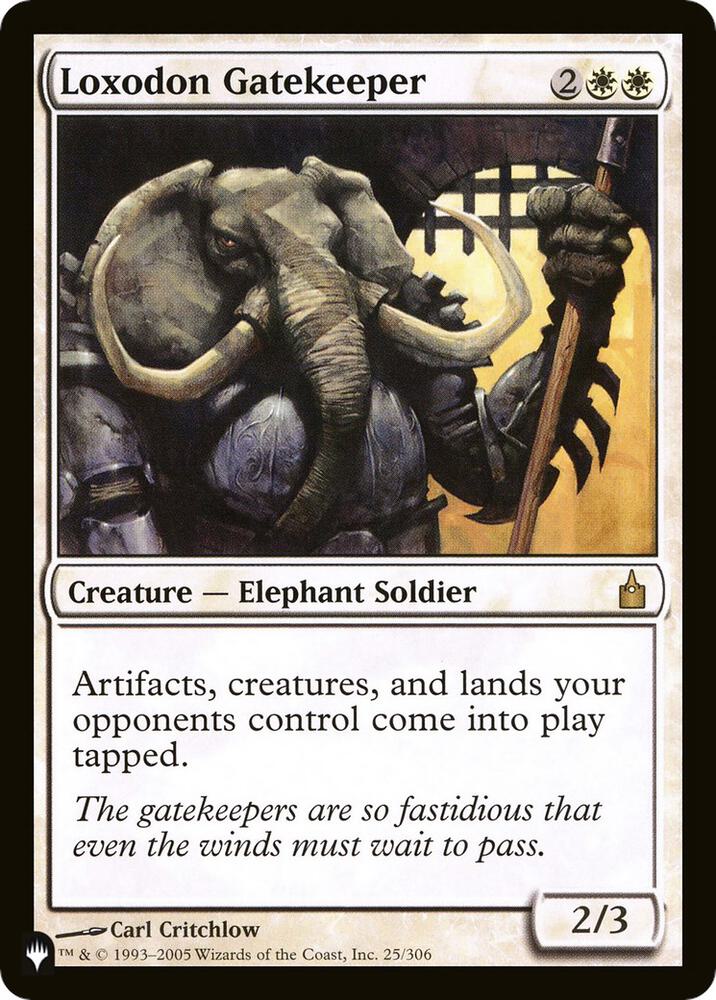 Loxodon Gatekeeper (The List Reprints) 