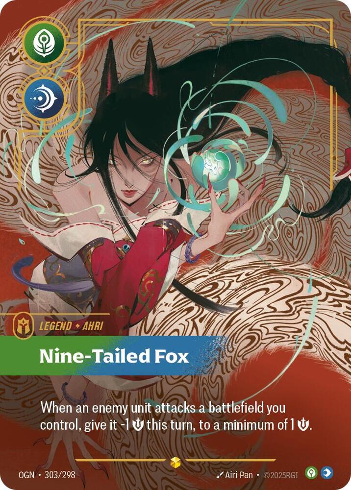 Ahri Nine Tailed Fox Overnumbered (Origins)  - Foil