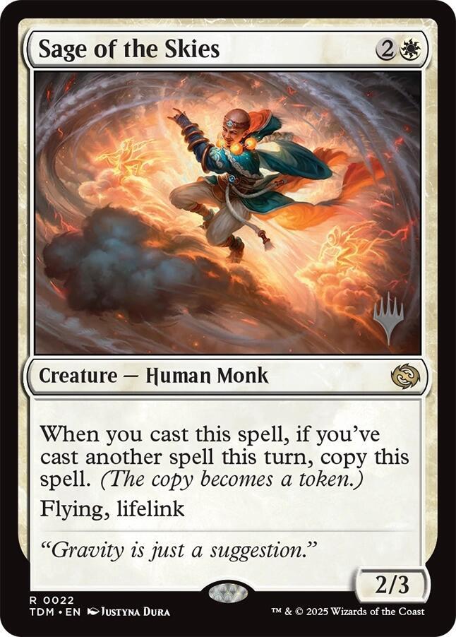 Sage of the Skies (Promo Pack: Tarkir: Dragonstorm)  - Foil