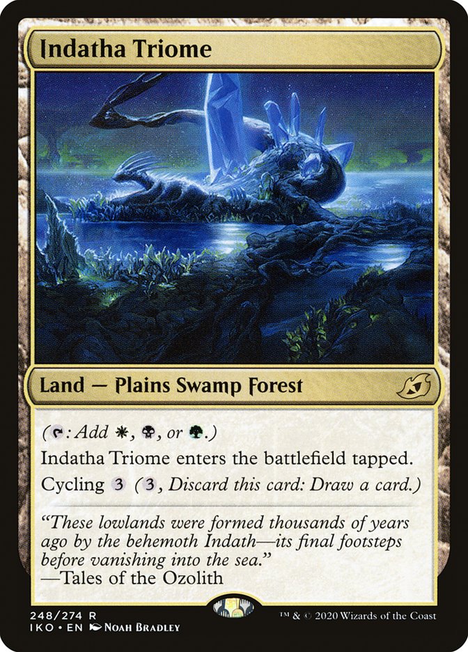 Indatha Triome (Ikoria: Lair of Behemoths)  - Foil