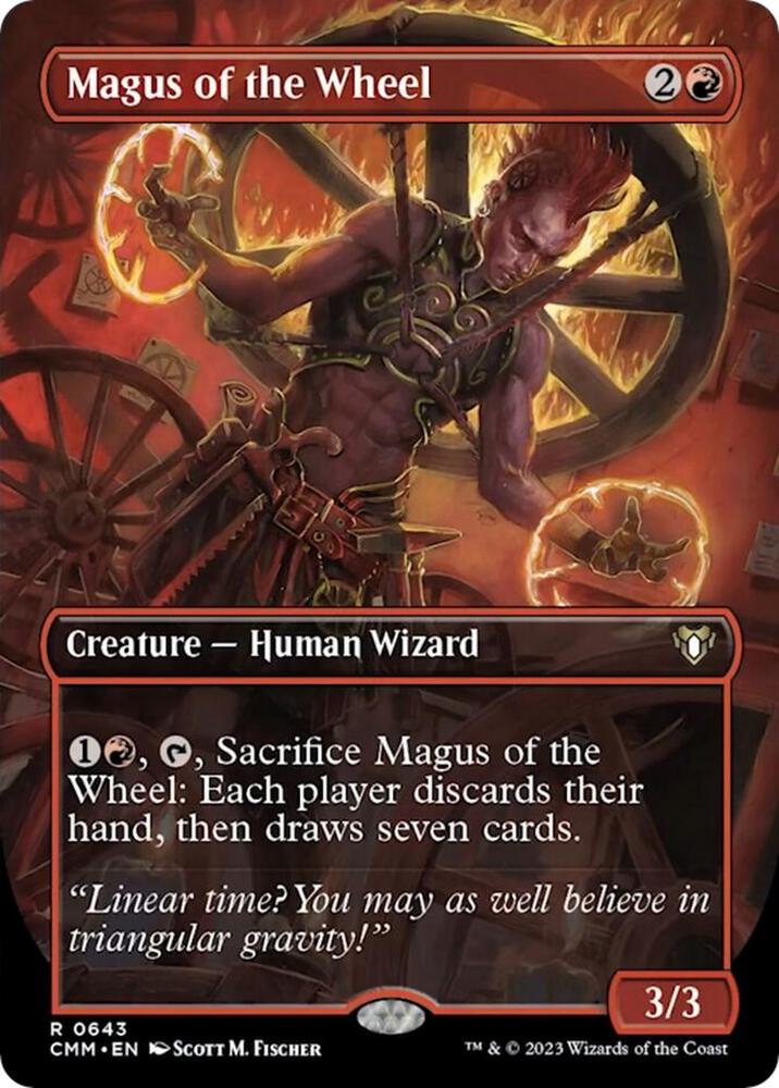 Magus of the Wheel Borderless (Commander Masters) 