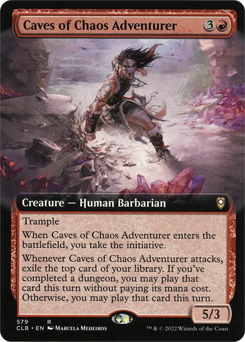 Caves of Chaos Adventurer Extended Art 579/361 (Commander Legends: Battle for Baldur's Gate) 