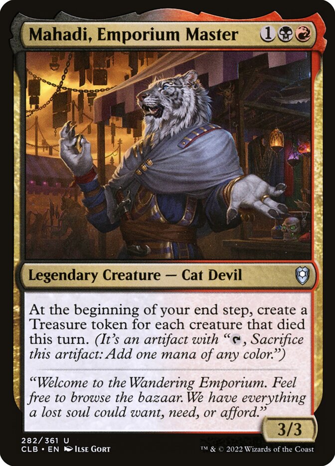 Mahadi, Emporium Master 282/361 (Commander Legends: Battle for Baldur's Gate) 