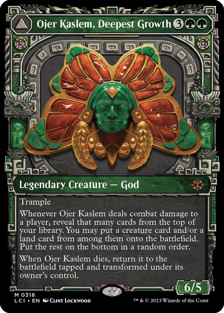 Ojer Kaslem, Deepest Growth // Temple of Cultivation 318/291 (The Lost Caverns of Ixalan)  - Showcase Foil