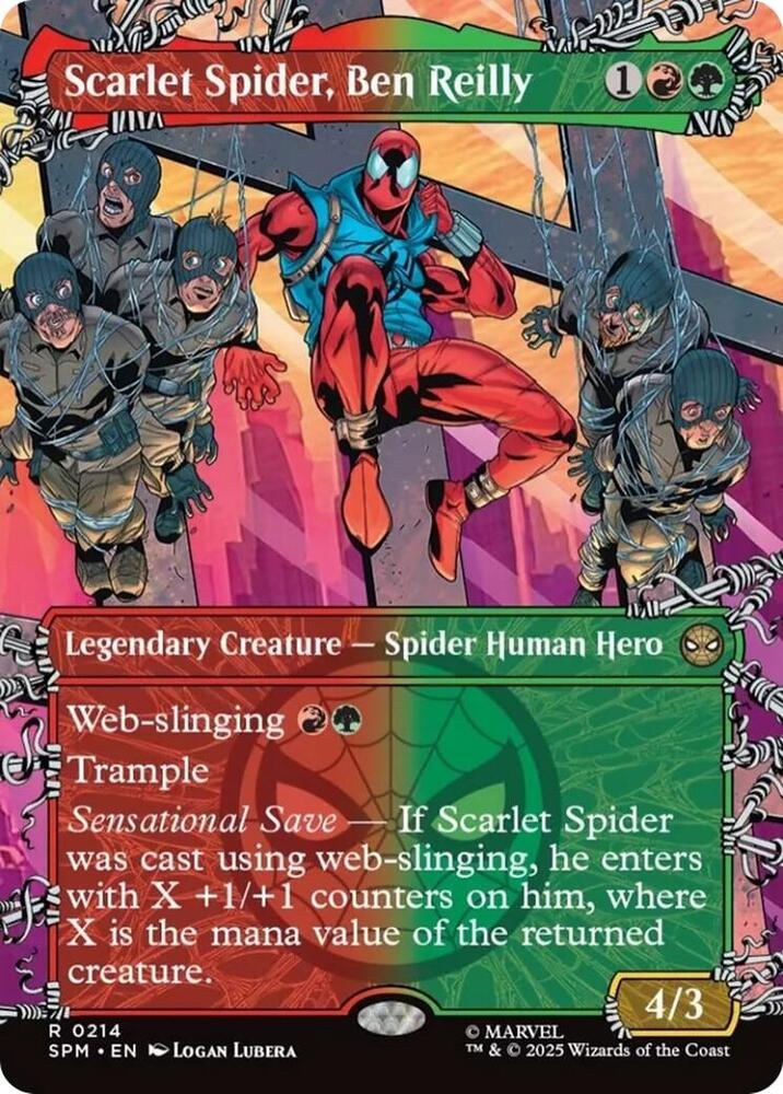 Scarlet Spider, Ben Reilly 214/198 (Marvel's Spider-Man)  - Showcase