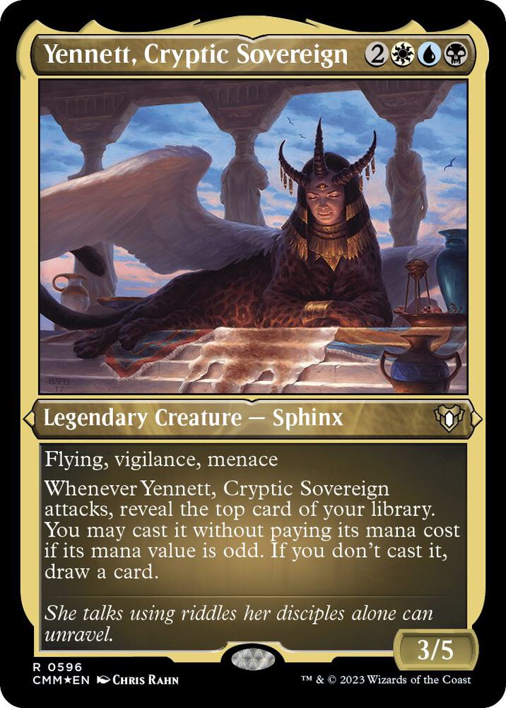 Yennett Cryptic Sovereign Foil Etched (Commander Masters)  - Foil