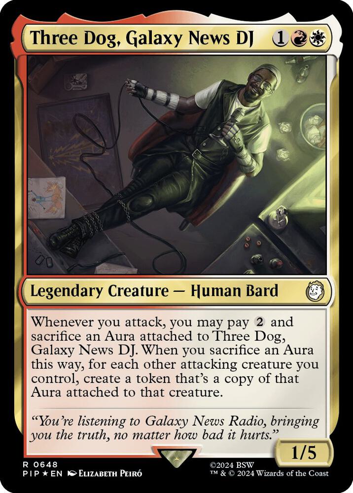 Three Dog Galaxy News DJ Surge Foil (Universes Beyond: Fallout)  - Foil