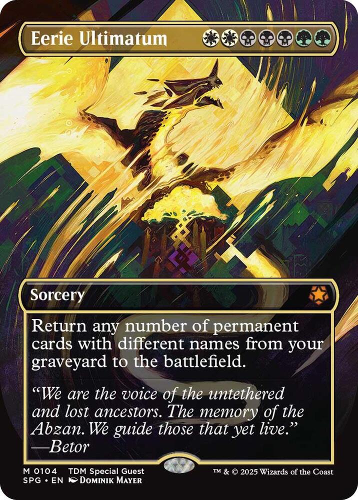 Eerie Ultimatum Borderless 104 (Special Guests) 