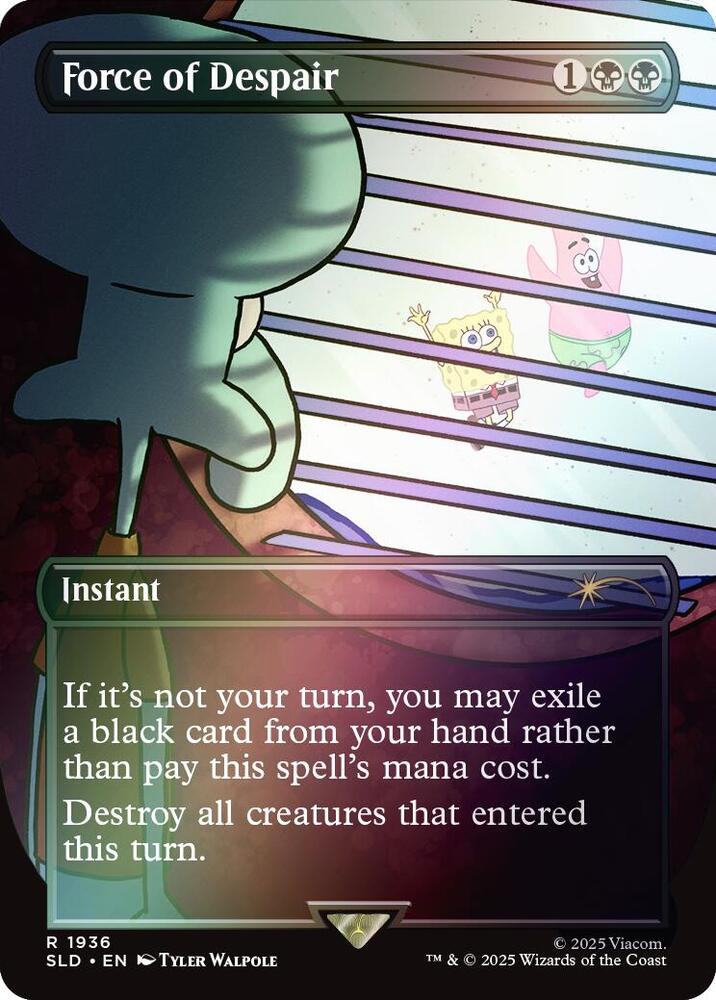 Force of Despair Rainbow Foil (Secret Lair Drop Series)  - Foil