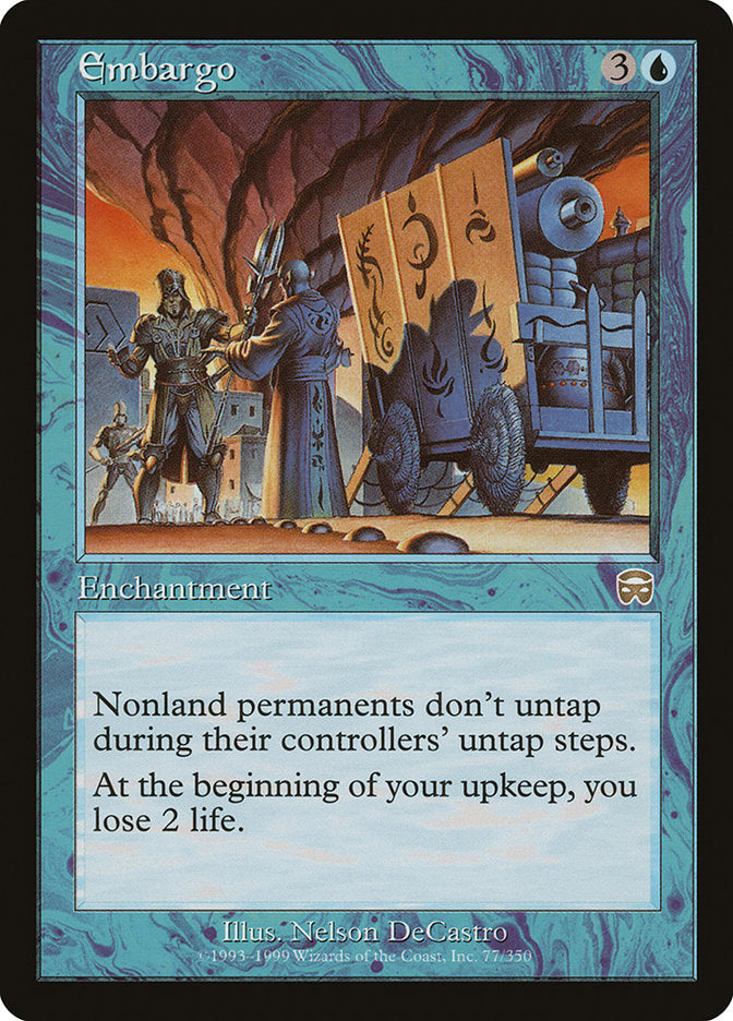 Embargo (Mercadian Masques)  - Foil