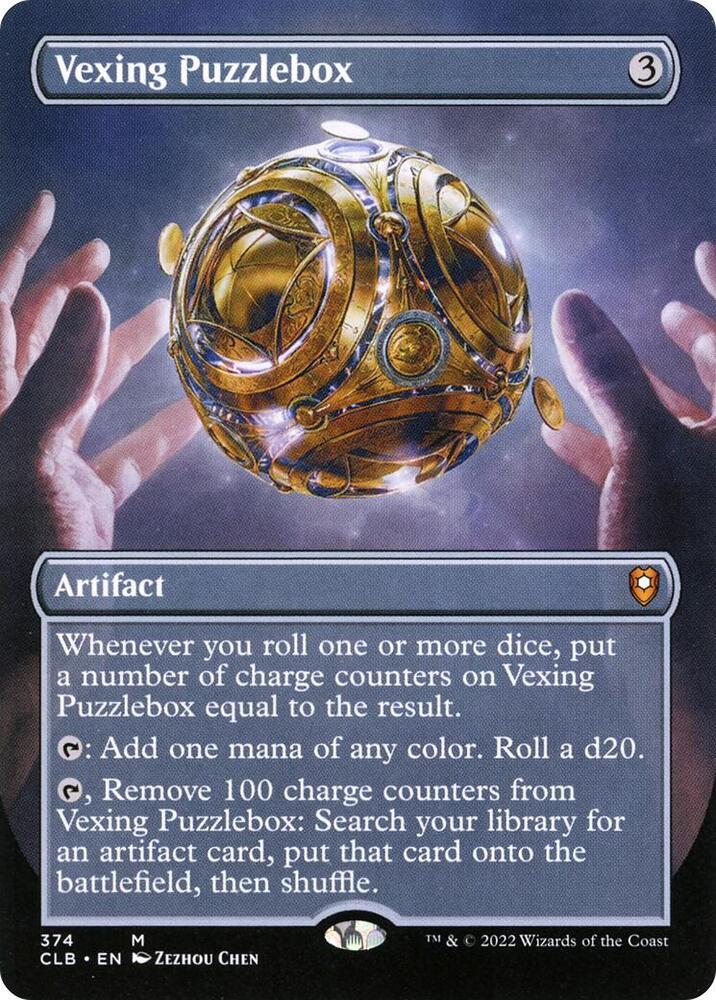 Vexing Puzzlebox Borderless 374 (Commander Legends: Battle for Baldur's Gate) 