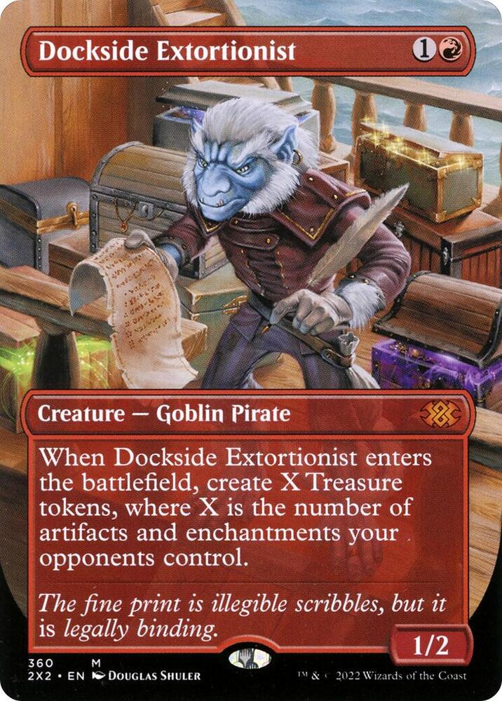 Dockside Extortionist Borderless (Double Masters 2022)  - Foil