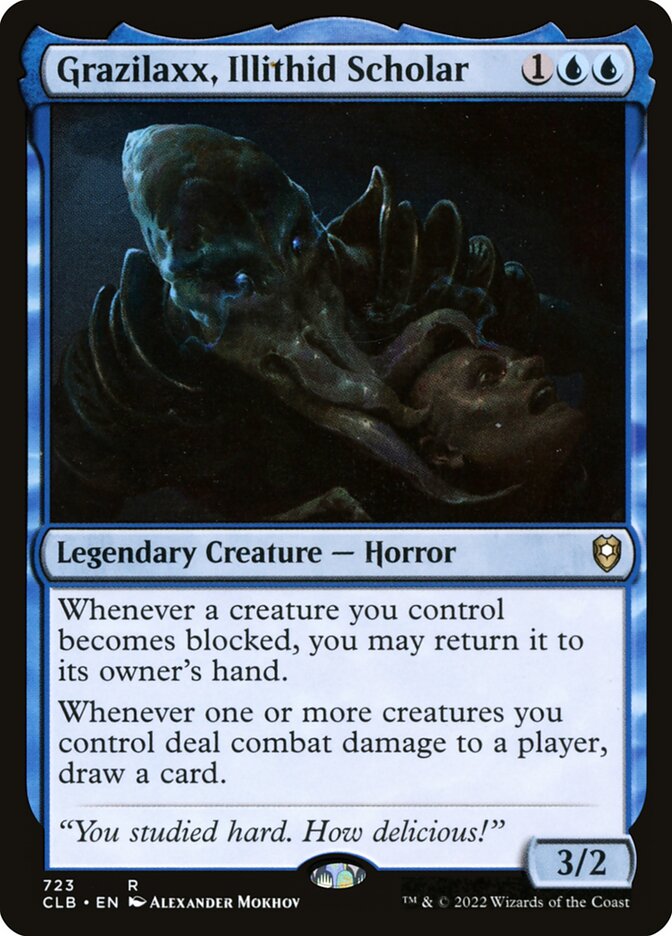 Grazilaxx, Illithid Scholar (Commander Legends: Battle for Baldur's Gate) 