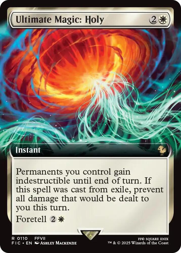 Ultimate Magic Holy Extended Art (Commander: FINAL FANTASY) 
